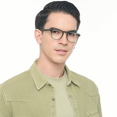 Transparent Round Glasses view 2